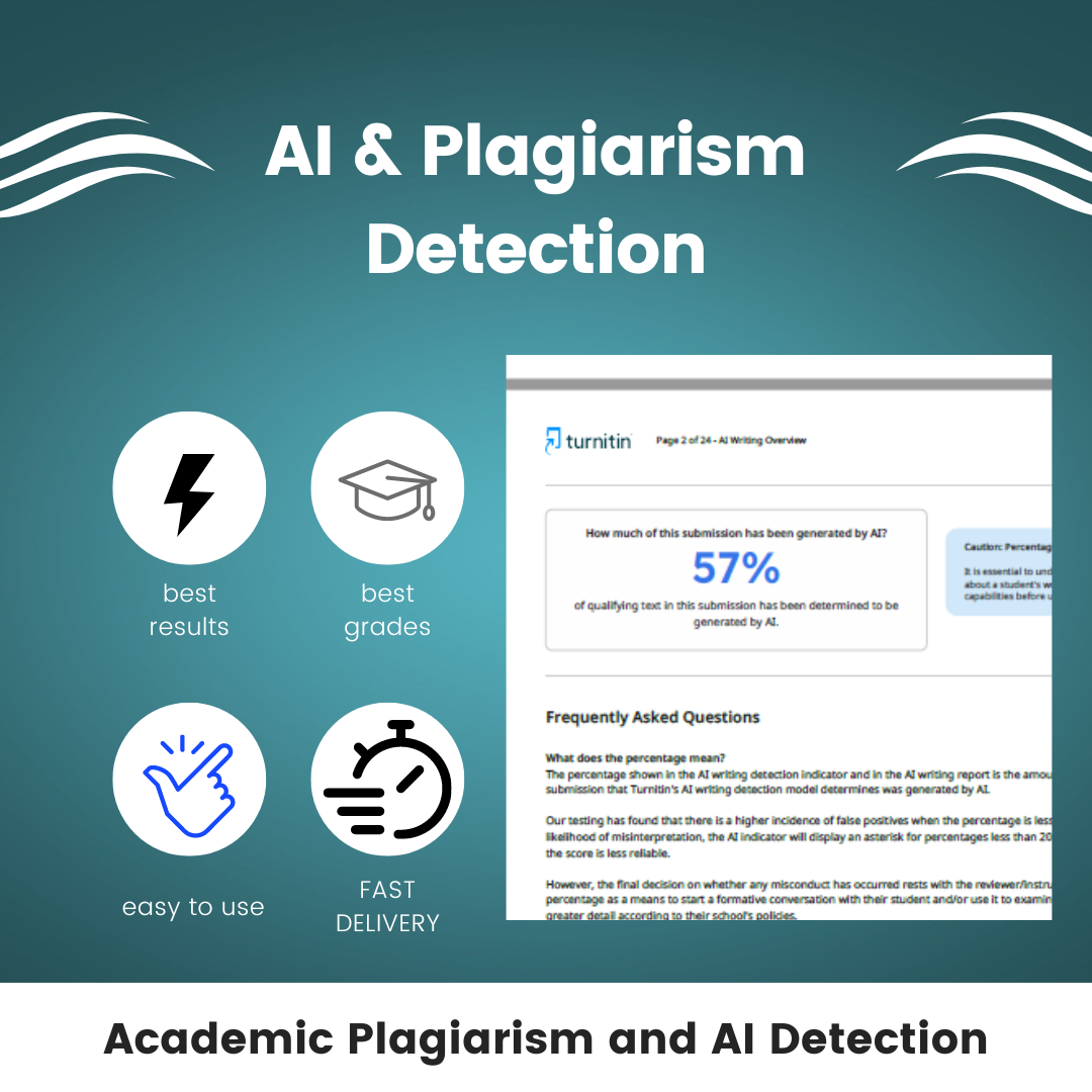 Turnitin AI detection Report & Plagiarism Report